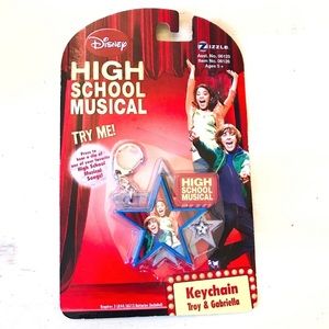 High School Musical Keychain Troy & Gabriella New Deadstock Tested Working Rare!